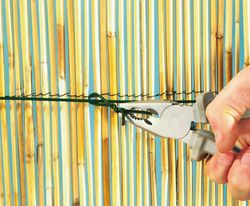 Obstáculo de bambu chinês