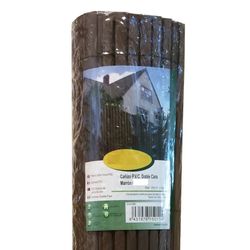 Teak brown double-sided PVC hurdle