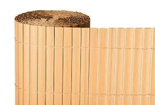 Cañizo PVC doble natural extra
