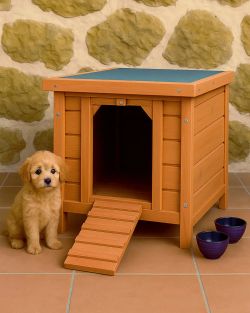 Caseta mascotas Woody madera