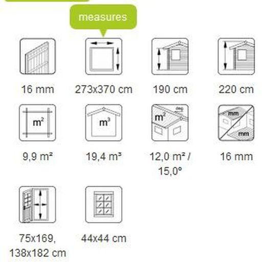 Garden House Dan 10 m2