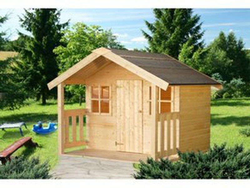 Cabaña infantil de madera para niños Garance