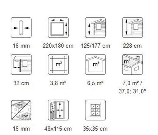 Casa in legno per bambini Tom