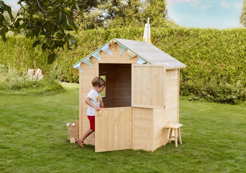 Cabaña infantil de madera para niños Garance