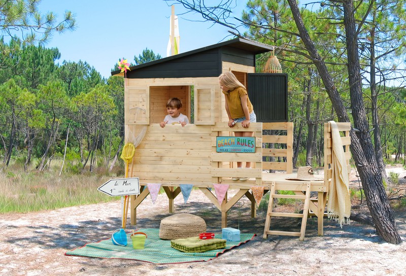 Casetta in legno per bambini da giardino