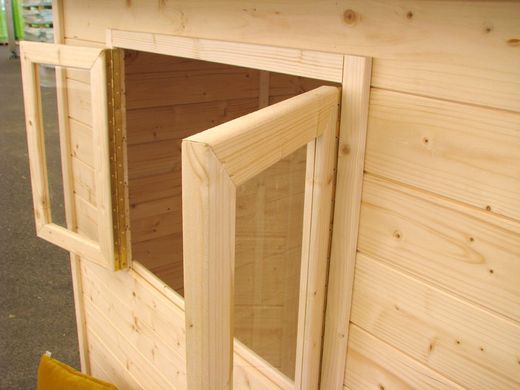 Casita de madera elevada para niÃ±os Oakland