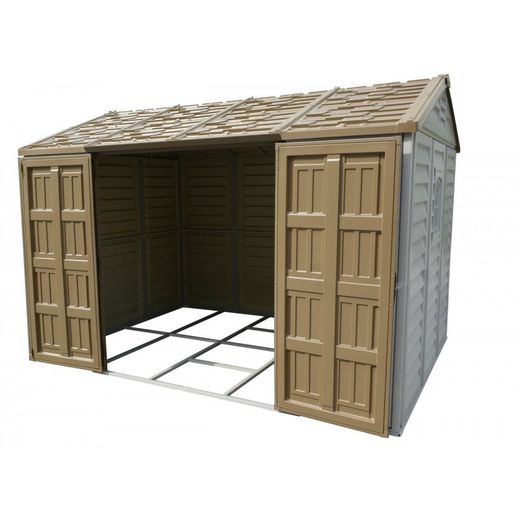 Brown and ivory PVC garden house 10,5x8 Model Apex