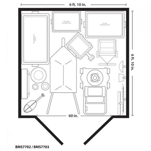 Maison de jardin en résine de marque Suncast 7x7 avec terreau inclus