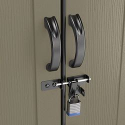 Maison de jardin en résine de marque Suncast 7x7 avec terreau inclus