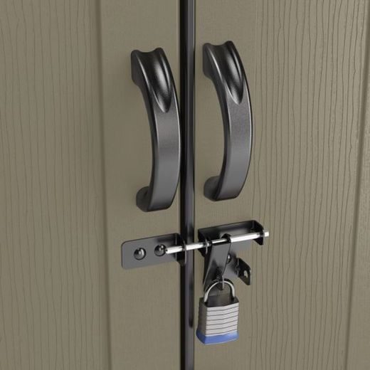 Maison de jardin en résine de marque Suncast 7x7 avec terreau inclus