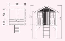Holzhaus für Kinder Toby