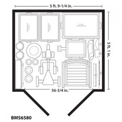 Casita resina marca Suncast 183x152