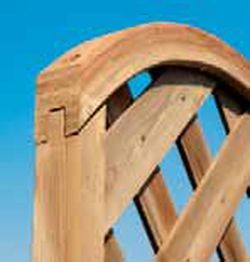 Celosías de madera para jardín Sirocco