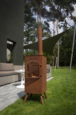 Chimenea - estufa - barbacoa BonCarré de la marca BonFeu