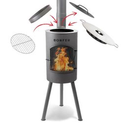Estufa - chimenea - barbacoa BonGiano de la marca BonFeu