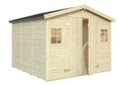 Cobertizo Dan 7,5 m2 con puerta ciega