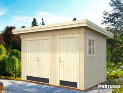Kalle untreated natural wood shed