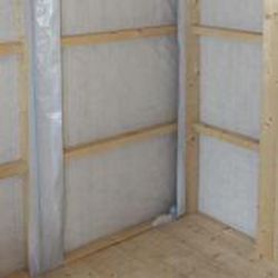Kalle untreated natural wood shed