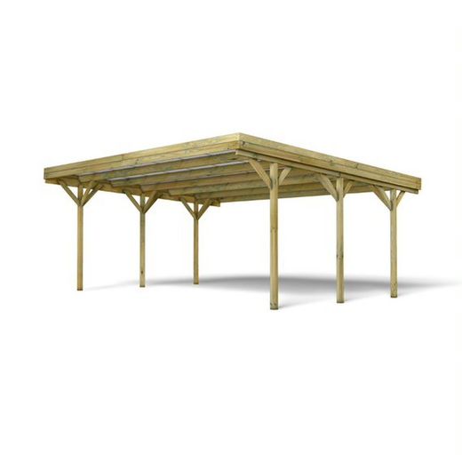 Cochera madera Doble Jean 604 x 511 x 252 cm