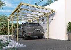 Garage en bois Jean 304x511x252