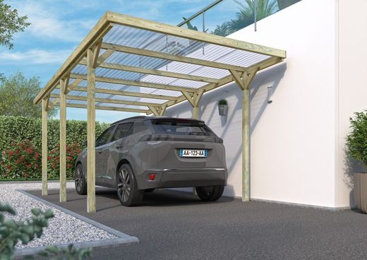 Garage en bois Jean 304x511x252
