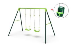 Balançoire en métal deux places OLEA