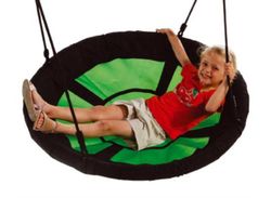 Columpio doble con asiento nido