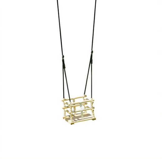 Balançoire en bois avec toboggan Prune