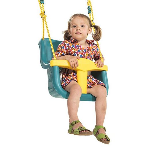 Triple swing avec siège bébé