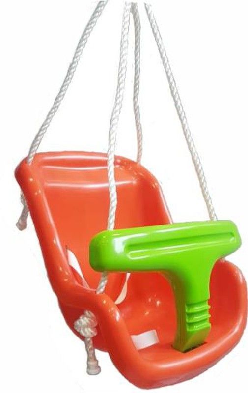 Triple metal swing with baby seat ‚ — jardineriadelvalles