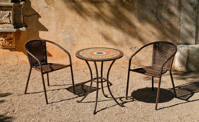 Table de jardin et chaises 2S Brésil — lajardineriecreative