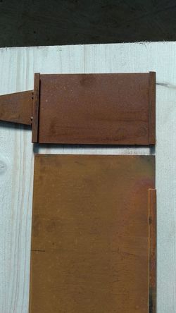 Corten Canto Pulido estaca incluida