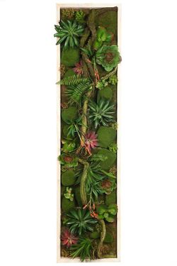 Immagine verticale del giardino artificiale