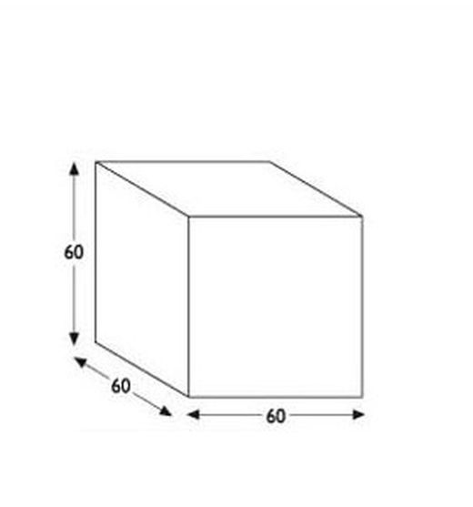 Stainless Steel Bucket 60x60x60
