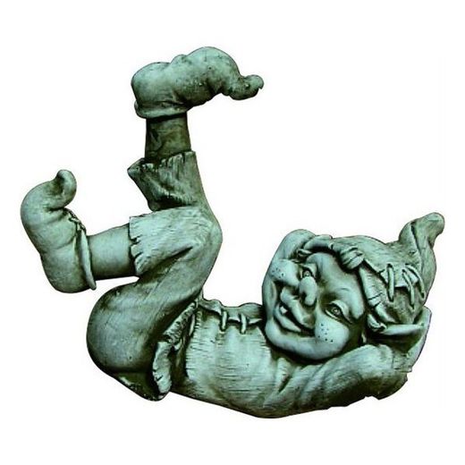 Duende acostado de piedra