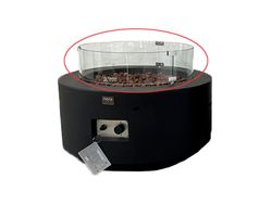 Mesa estufa Yasur para exterior de la marca Nora Flames