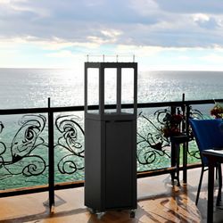 Estufa de pellet para exterior de la marca Nora Flames