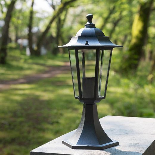 Farol jardín de sobre muro