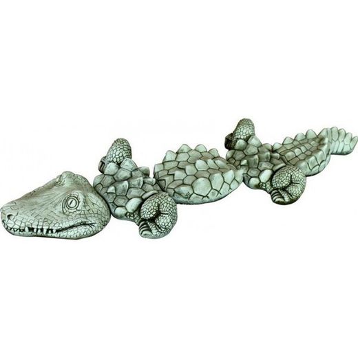 Figura Caiman de piedra artificial