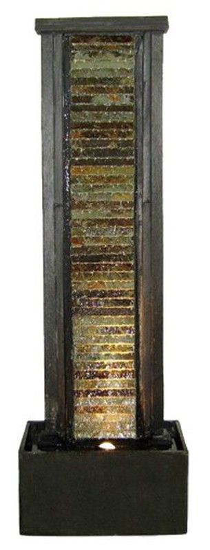Floor slate fountain