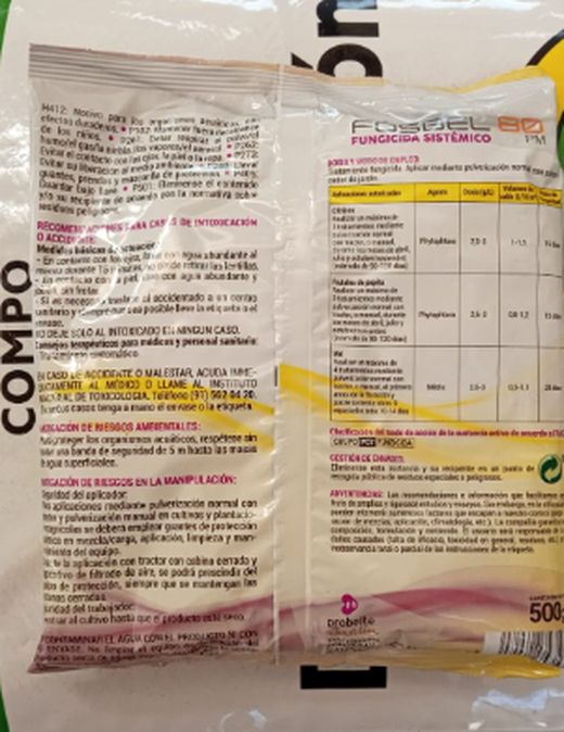 Systemic Fungicide against Seto phytophora 500gr