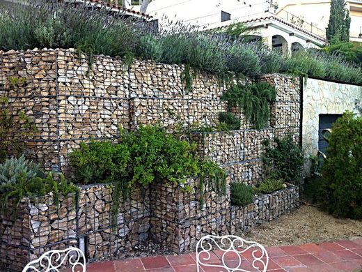 Gavión de jardín decorativo