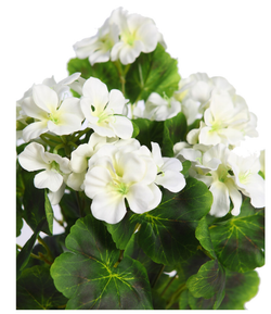 Künstliche Geranie mit Topf, 38 cm