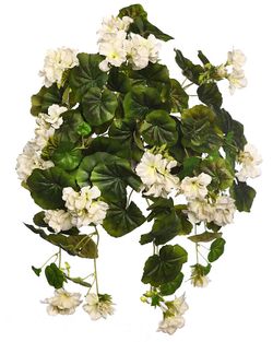 Geranio de colgar artificial