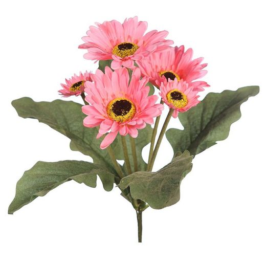 Gerbera artificial en maceta