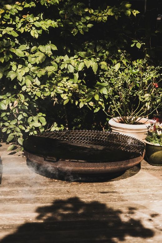 Griglia a semicerchio per barbecue all'aperto BonGrill