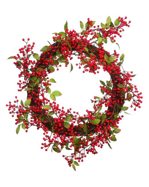 Rote Beeren Girlande 40cm