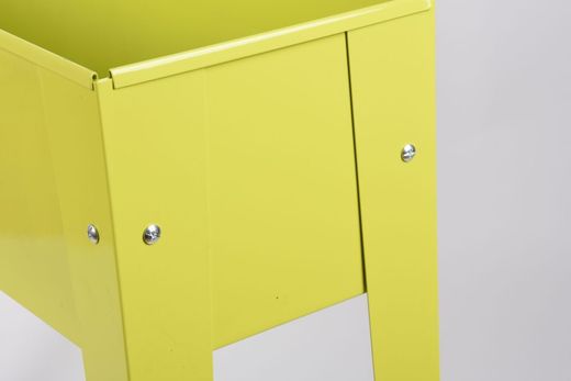 Giardino urbano in metallo color lime 60x60x82 cm