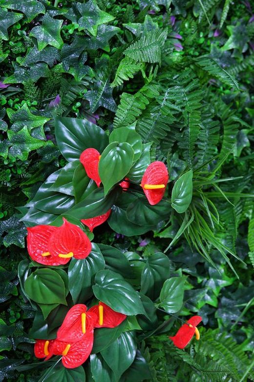 jardin vertical anthurium artificiel 1 m2