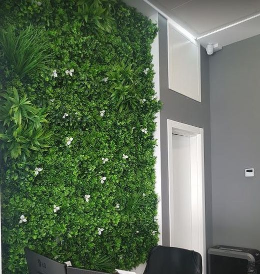 Artificial vertical garden white flower 1 m2